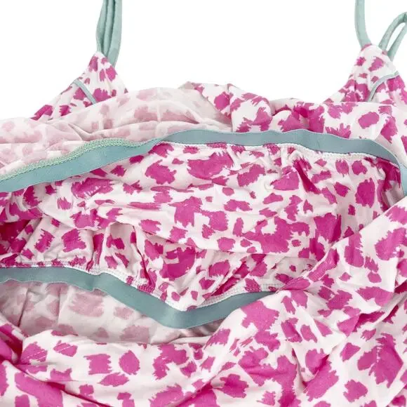 PJ Salvage Pink Leopard Night & Day Spot Short and Cami Pajama Set Size M / L - Picture 6 of 8